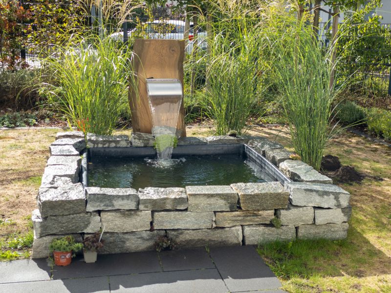 Patio Fountain Installation