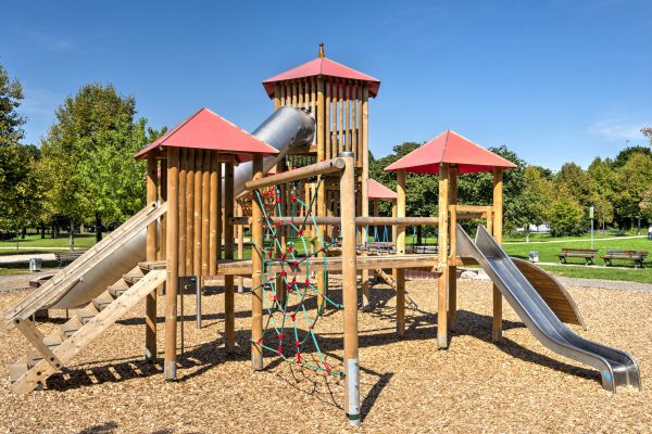 Playground Mulch Installation in American Fork
