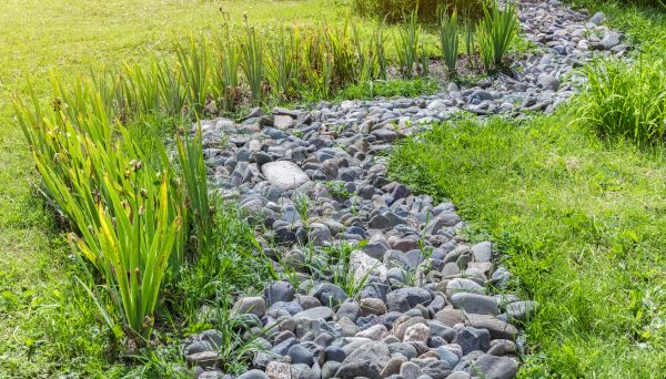 River Rock Garden Installation in American Fork