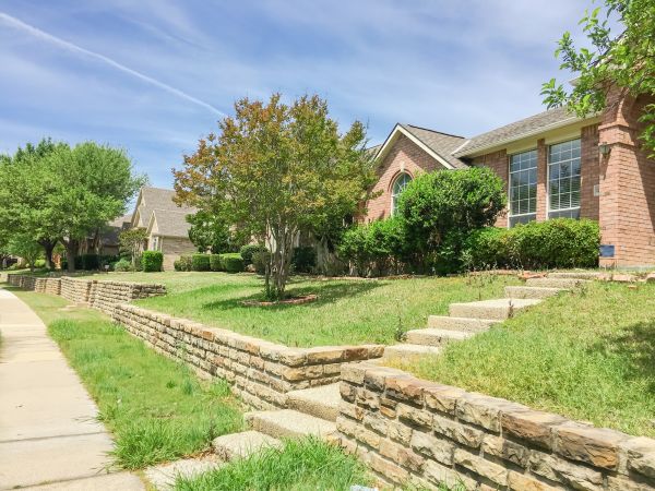 Sloped Yard Landscaping in American Fork