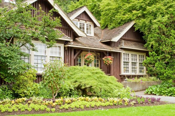 Log Home Landscaping in American Fork